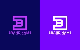Brand B letter Logo Design
