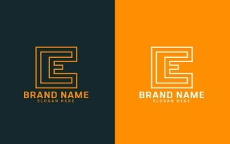 Brand E letter Logo Design - Brand Identity