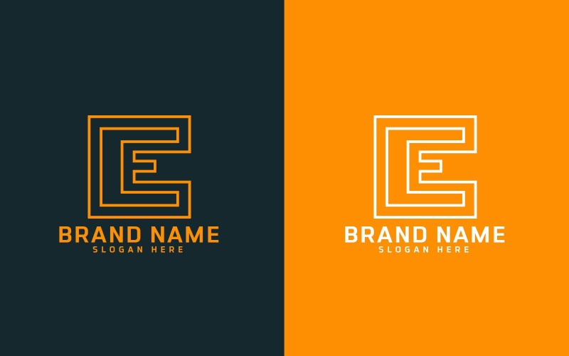 Brand E letter Logo Design - Brand Identity Logo Template