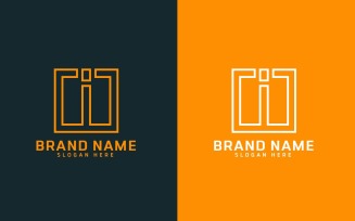 Brand I letter Logo Design