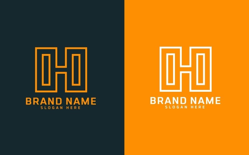 H letter Logo Design - Brand Logo Template