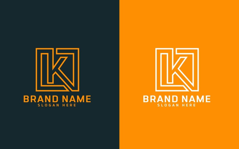 K letter Logo Design - Brand Identity Logo Template
