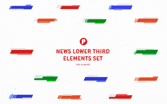 News Lower Third Elements Set