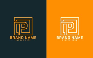 Brand P letter Logo Design