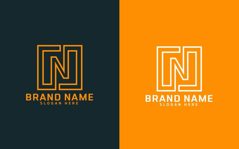 Creative N letter Logo Design - Brand Logo Template