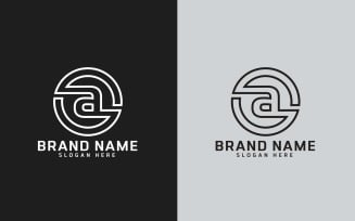 New Brand A letter Circle Shape Logo Design - Brand Identity