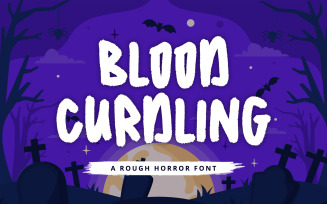 Bloodcurdling - Horror Display Font