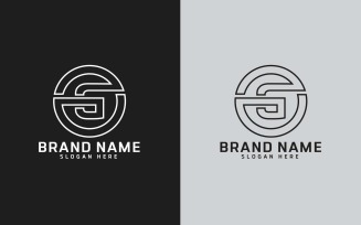 Brand G letter Circle Shape Logo Design
