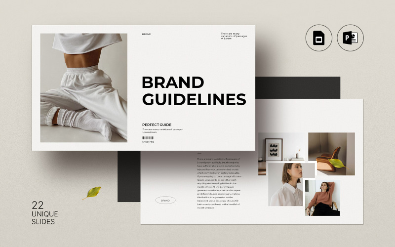 Brand Guidelines Presentation Template PowerPoint Template