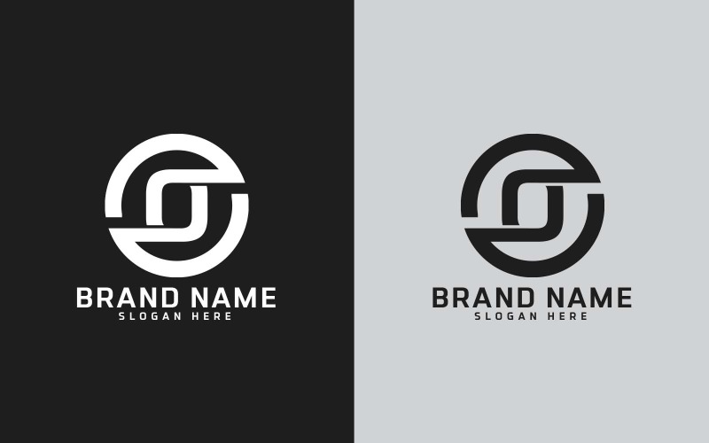 Brand O letter Circle Shape Logo Design - Brand Identity Logo Template