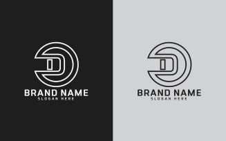 New Brand D letter Circle Shape Logo Design - Brand Identity