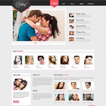 Silber-Auskleidungs-Dating-Website