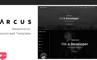 Arcus - Personal Portfolio Bootstrap HTML Template