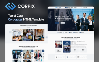 Corpix - Corporate & Business Consulting Responsive Website Template