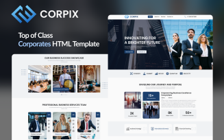 Corpix - Elevate Your Corporate Presence with Modern HTML Template