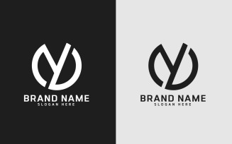 Creative Y letter Circle Shape Logo Design - Brand Identity
