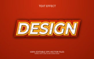Design 3D Fully Editable Vector Eps Text Effect