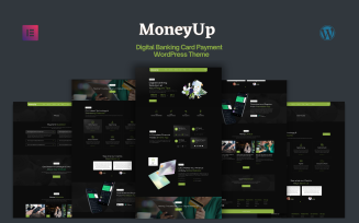 MonyUp - Digital Banking & Card Payment Services WordPress Theme