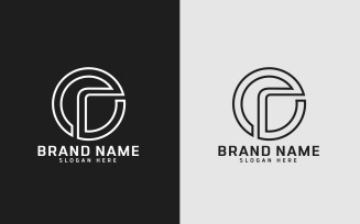 New Brand R letter Circle Shape Logo Design