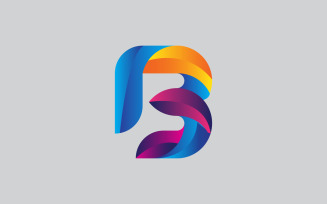 Simple B Company Logo Design Template