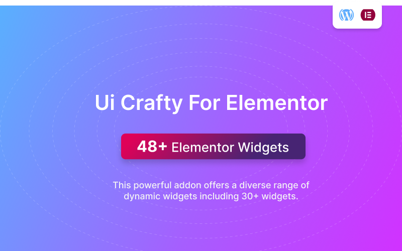 Ui Crafty Addon For Elementor WordPress Plugin