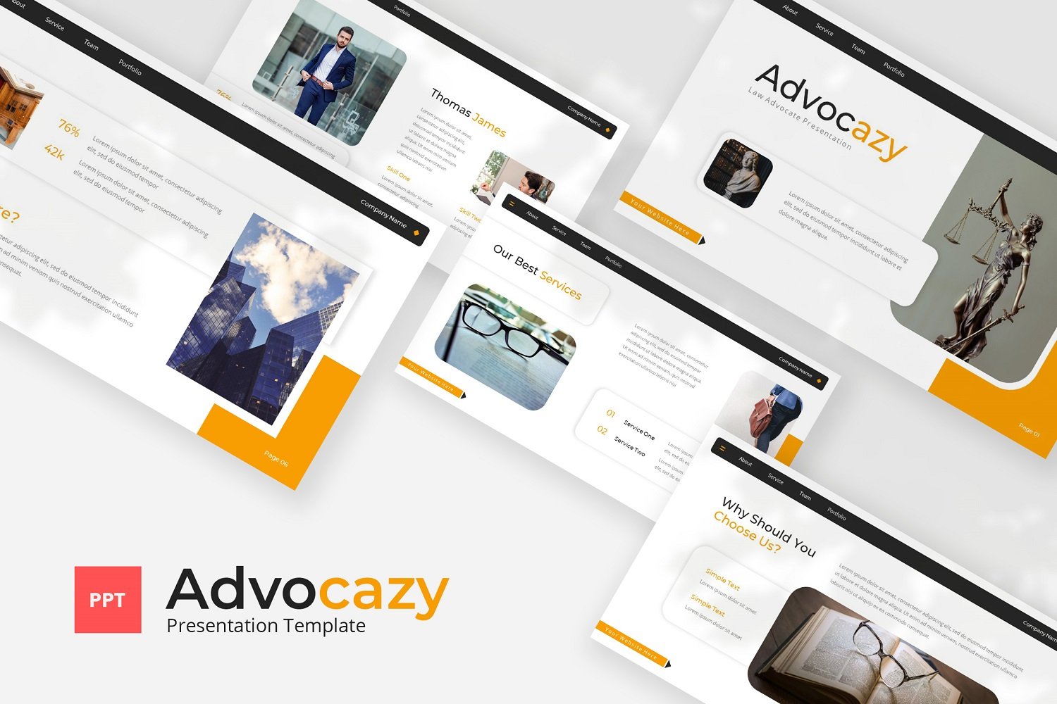 Template #351173 Attorney Advocate Webdesign Template - Logo template Preview