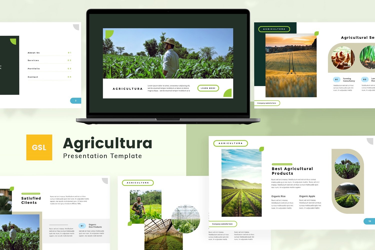 Template #351185 Farm Livestock Webdesign Template - Logo template Preview