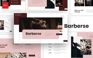 Barberse — Barber Shop Powerpoint Template
