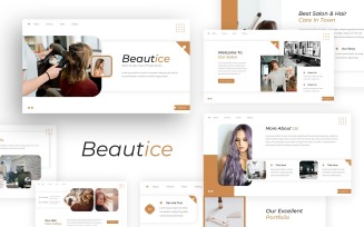 Beautice — Salon & Hair Care Keynote Template