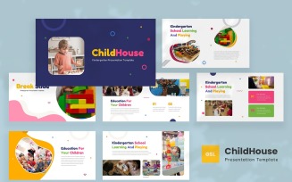 ChildHouse — Kindergarten Google Slides Template