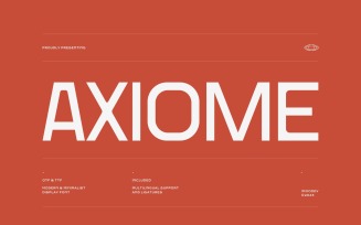 Axiome - Elegant Sans Serif Font