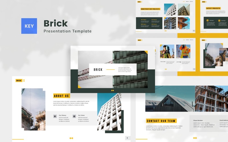 Brick — Construction Keynote Template