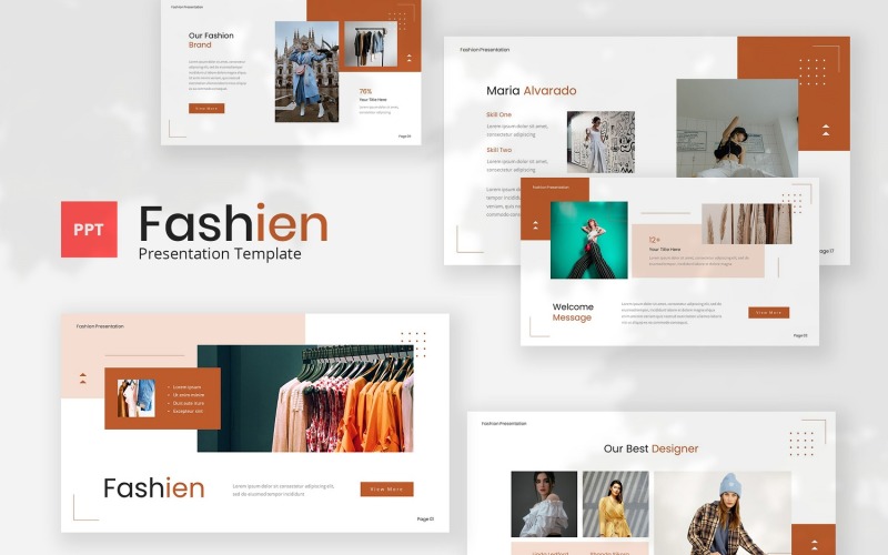 Fashien — Fashion Powerpoint Template PowerPoint Template