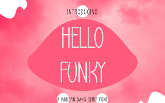 Hello Funky - Modern - Sans Serif - Font