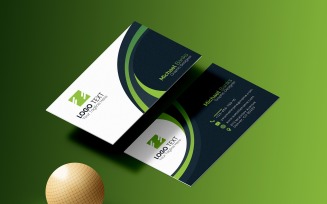 Oceanic Oasis Business Contact Card Identity Template