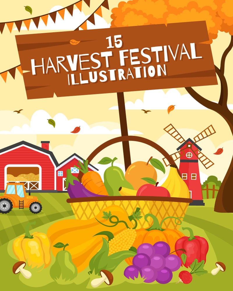 Template #351391 Festival Harvest Webdesign Template - Logo template Preview