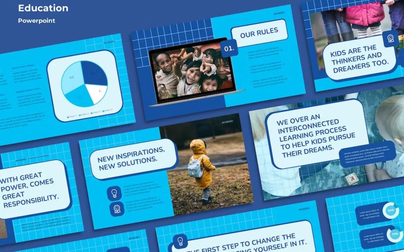 Monemo - Education Powerpoint PowerPoint Template