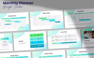 Monthly Planner Template Google Slides