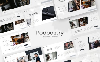 Podcastry — Podcast Google Slides Template