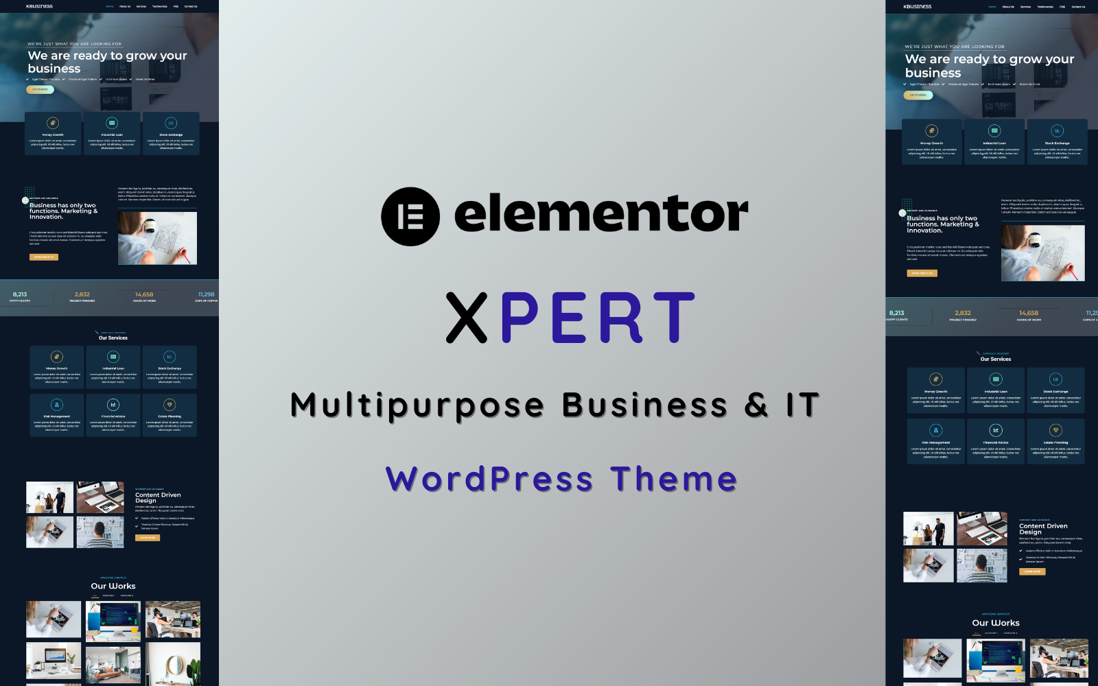 Xpert - Multipurpose and IT Solution One Page WordPress Theme