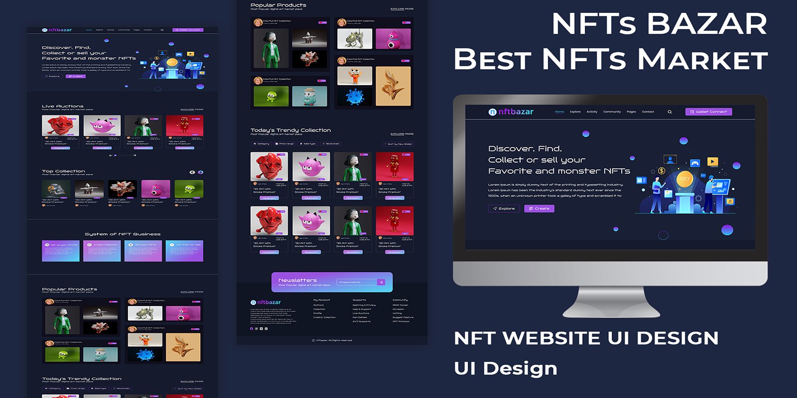 Template #351462 Nft Collectibles Webdesign Template - Logo template Preview