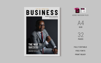 Business Magazine Template 04
