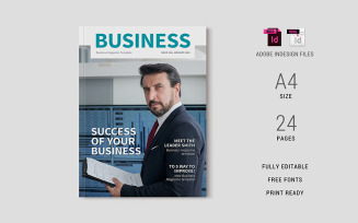 Business Magazine Template 05