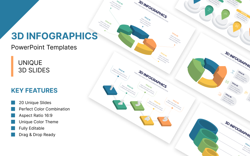 3D Infographics PowerPoint templates PowerPoint Template