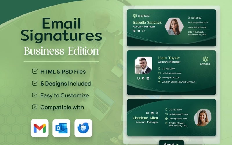 Email Signature - Business and Agency PSD Template