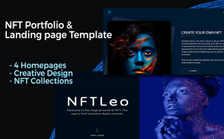 NFTLeo - NFT Portfolio and Landing Page