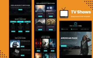 TV Shows – Responsive Email Template