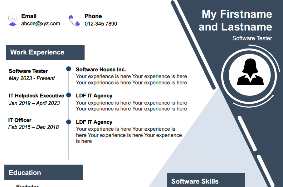 Modern and Creative Resume Template