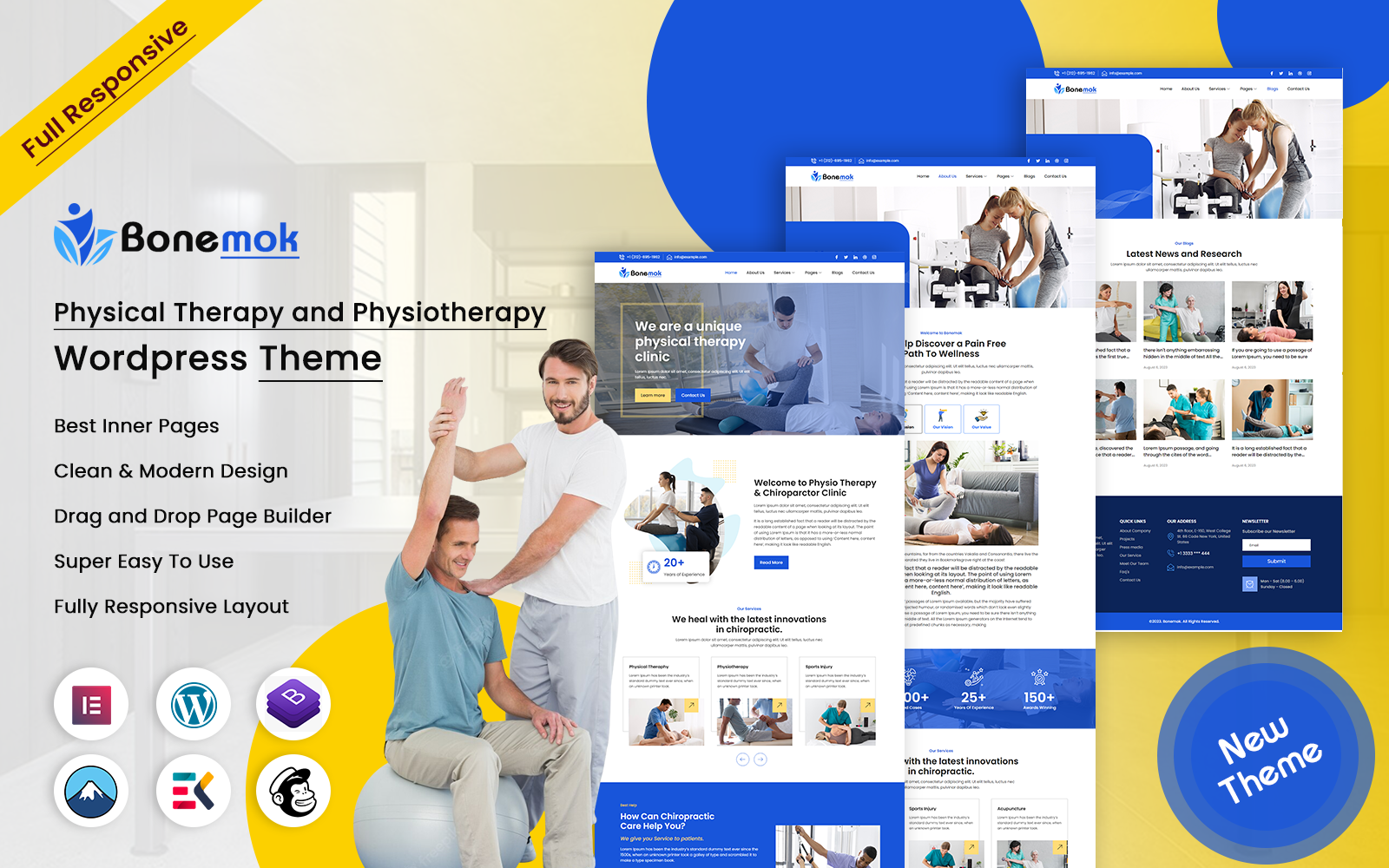 Template #351558 Chiropractor Clinic Webdesign Template - Logo template Preview