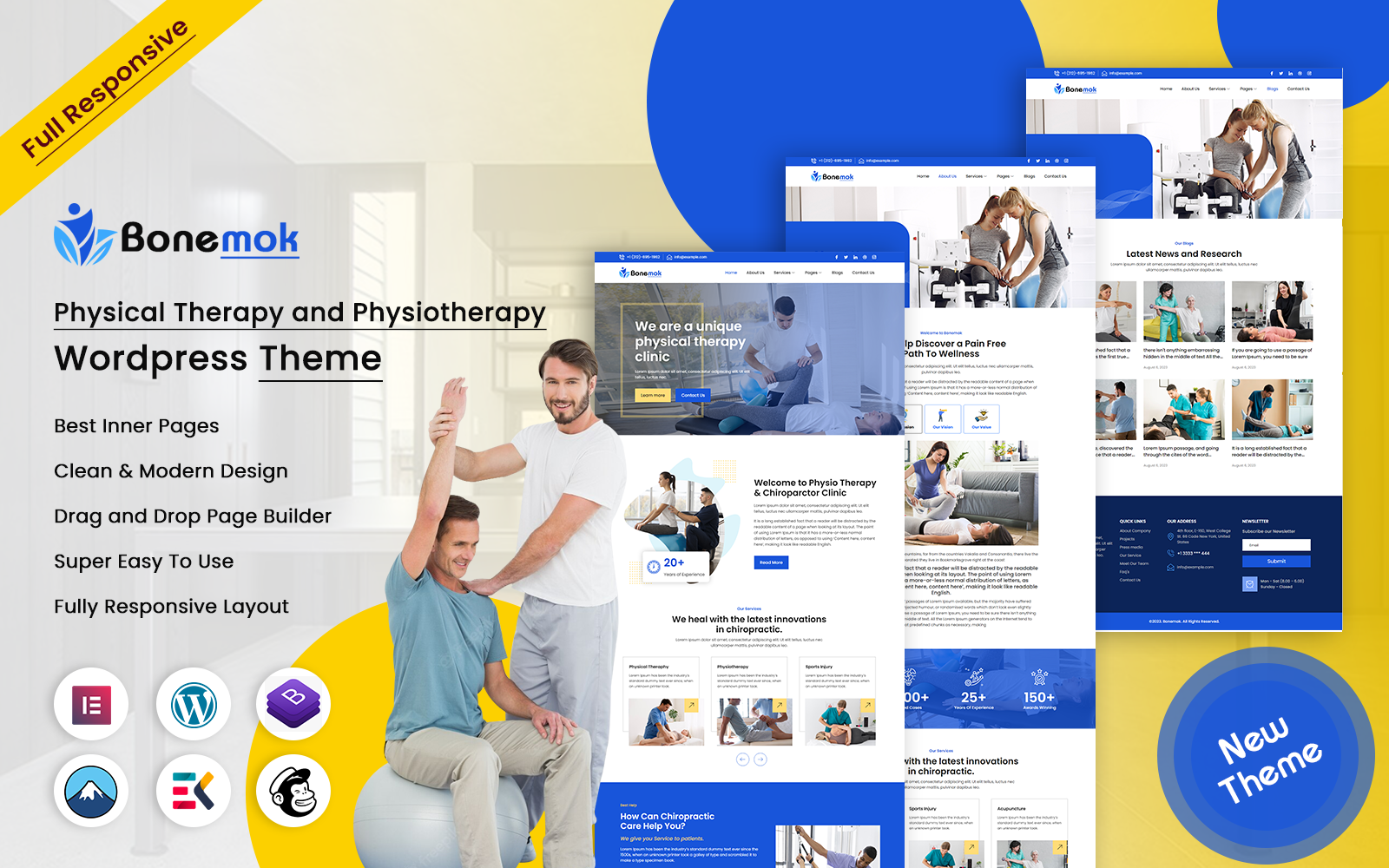 Kit Graphique #351558 Chiropracteur Clinique Web Design - Logo template Preview